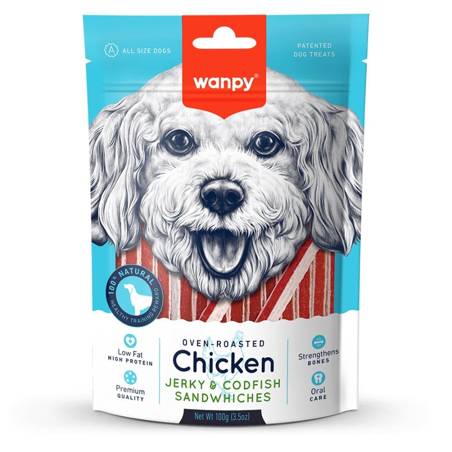 WanpyTavuklu&Morina Balıklı 100 gr CC-01S Köpek Ödülü