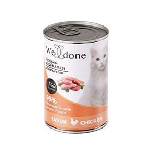 WELLDONE YETİŞKİN KEDİ TAVUK KONSERVESİ