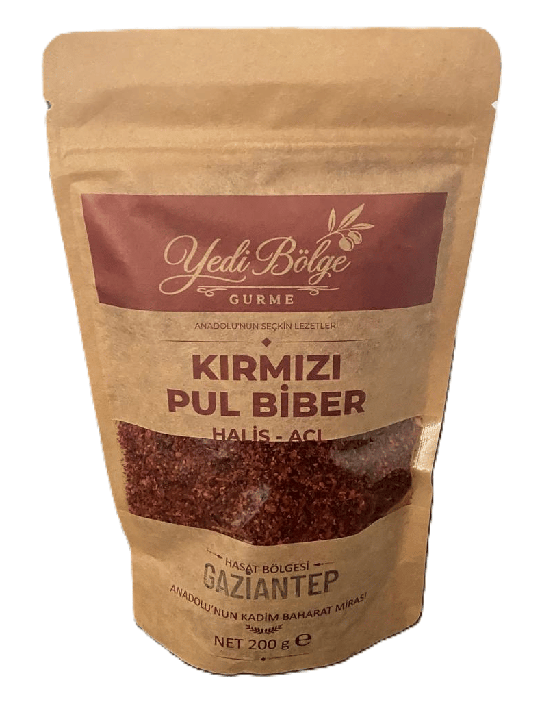Kırmızı Pul Biber Halis-Acı  200 Gr