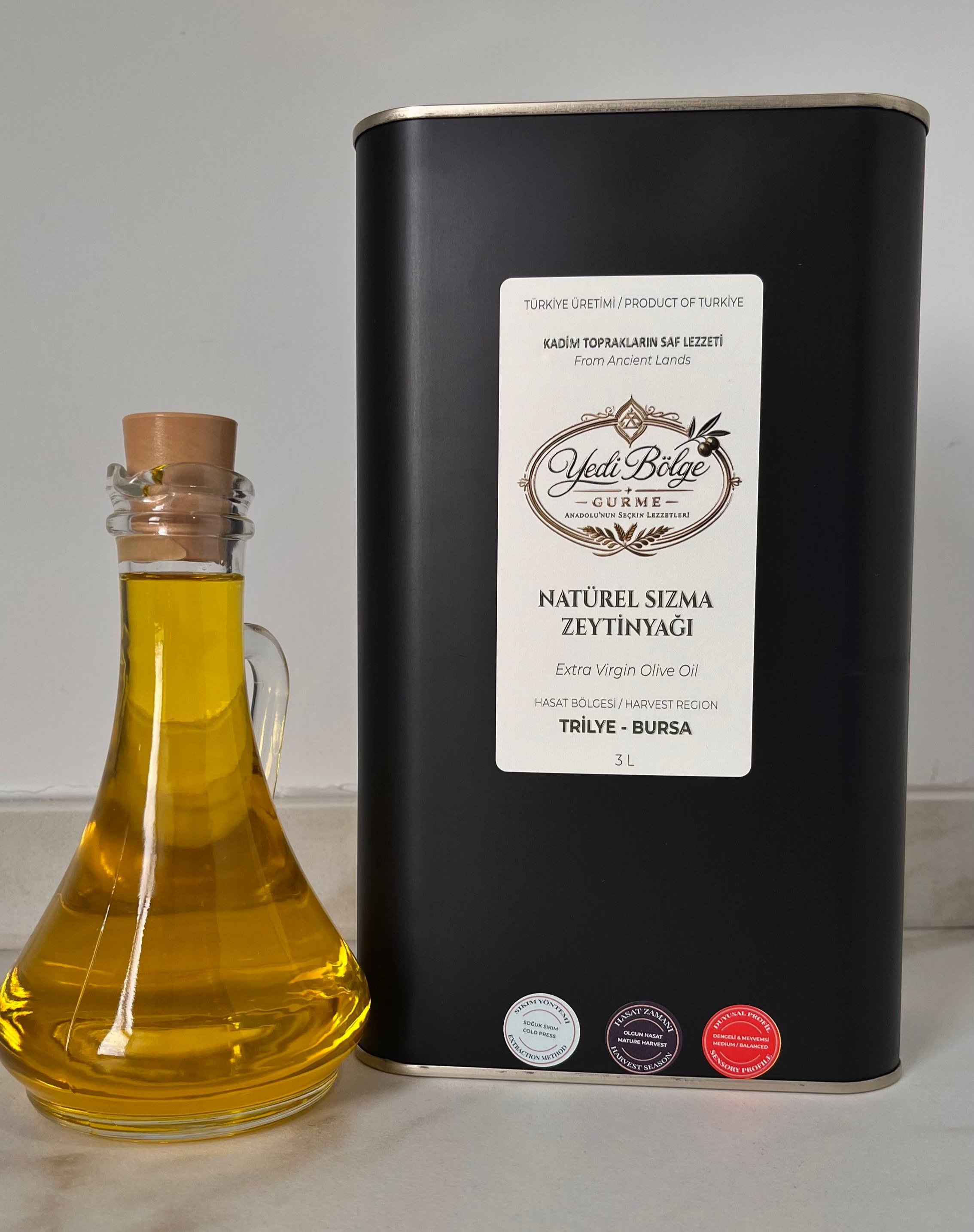 Olgun Hasat Soğuk Sıkım Zeytinyağı 3L