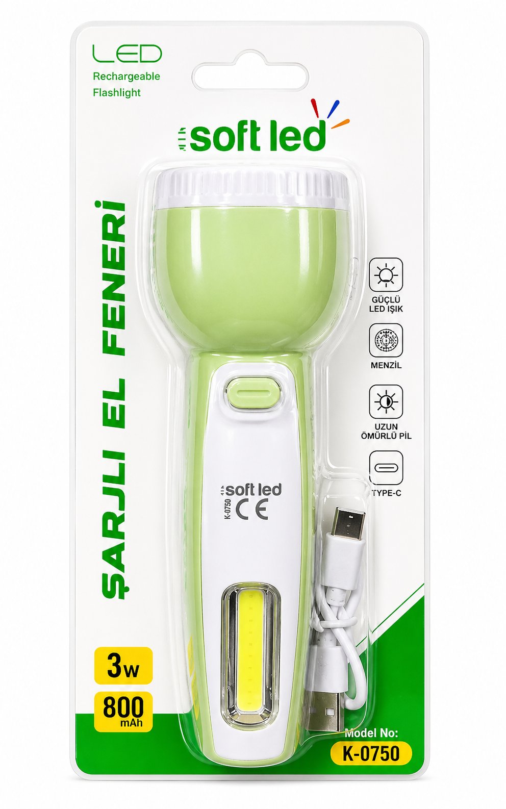 0750 SOFTLED EL FENERİ