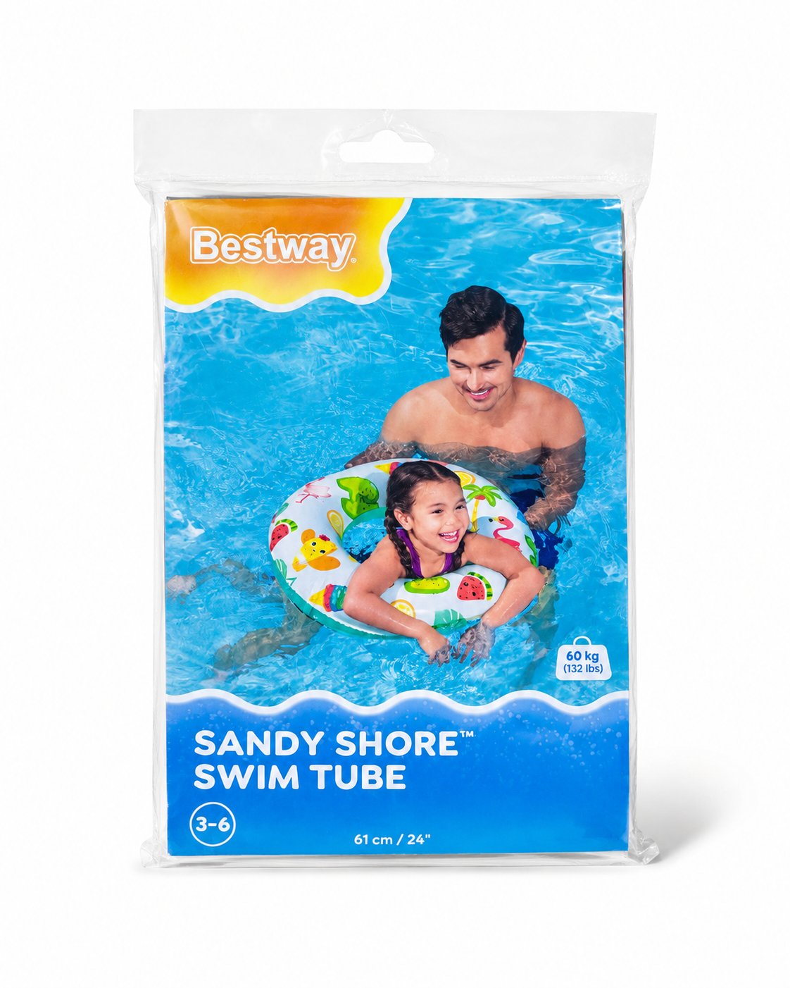 BESTWAY DENİZ SİMİTİ 61 CM ŞEFFAF RENKLİ 24 İNÇ PK*36