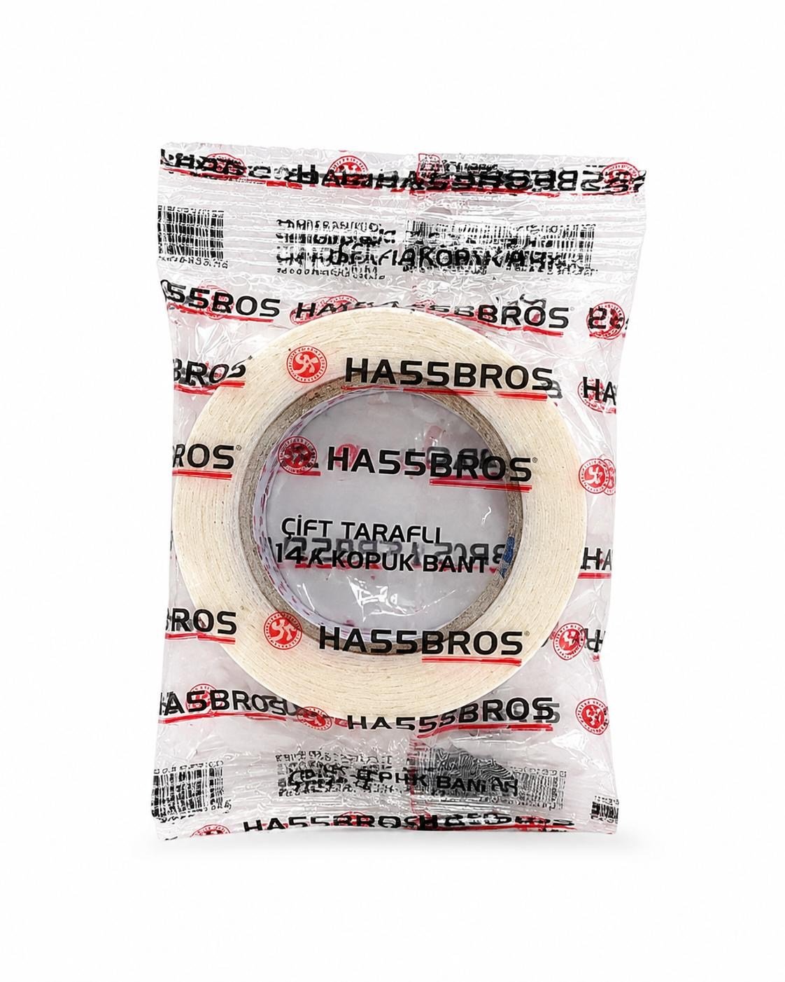 ÇİFT TARAFLI HASBANT POŞETLİ 18MM PK*100
