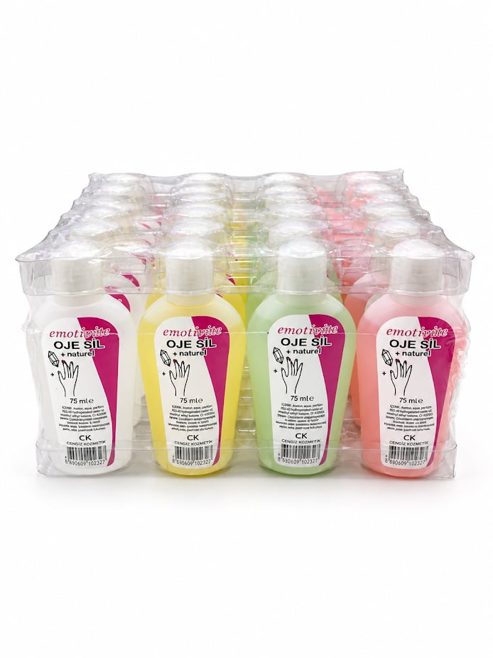 EMOTİVİTE ASETON RENKLİ 75ML PK*24