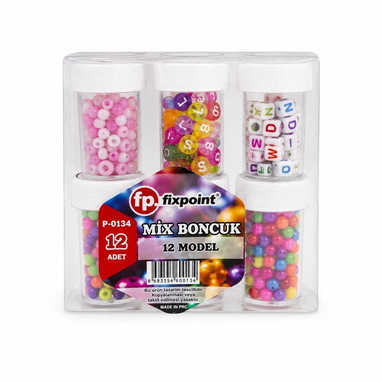 FİXPOİNT BONCUK KARIŞIK PK 12*AD