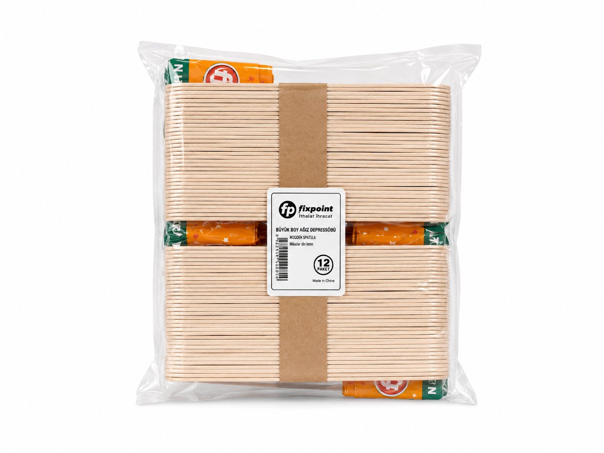 FİXPOİNT DİL ÇUBUĞU KARTELALI NATUREL PK*12