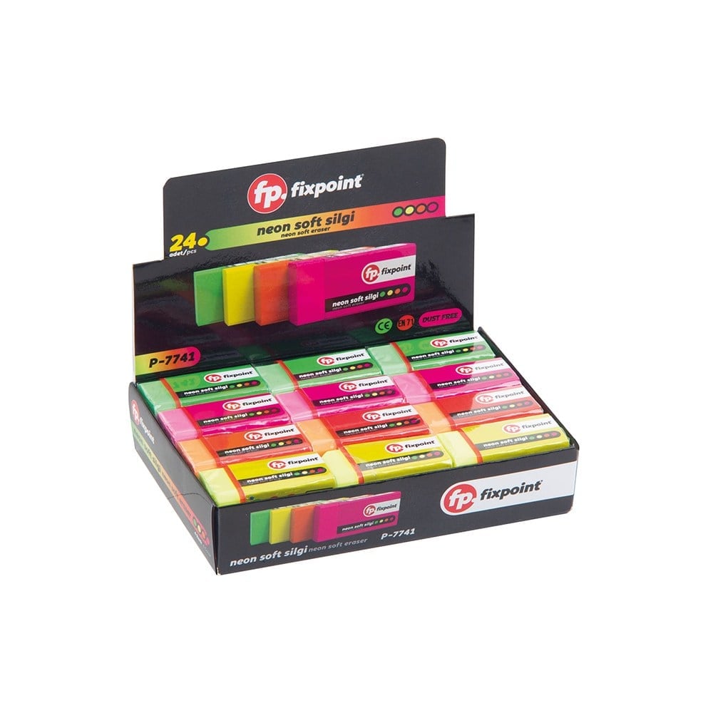 FİXPOİNT NEON SİLGİ 24LÜ