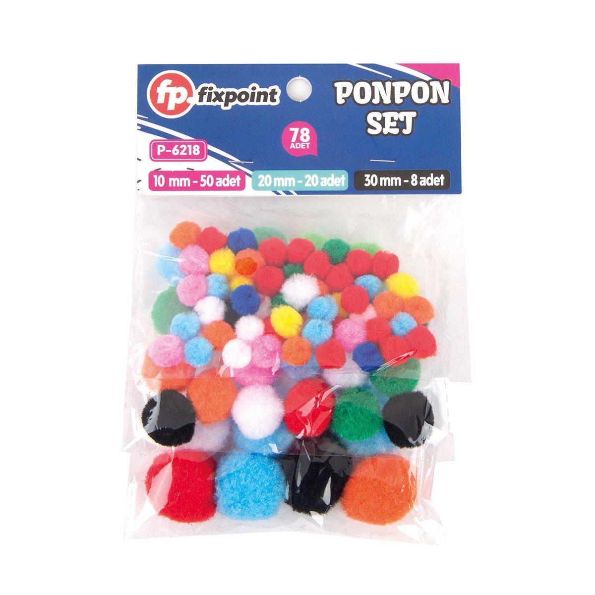 FİXPOİNT PONPON NORMAL 78Lİ PK 12*AD