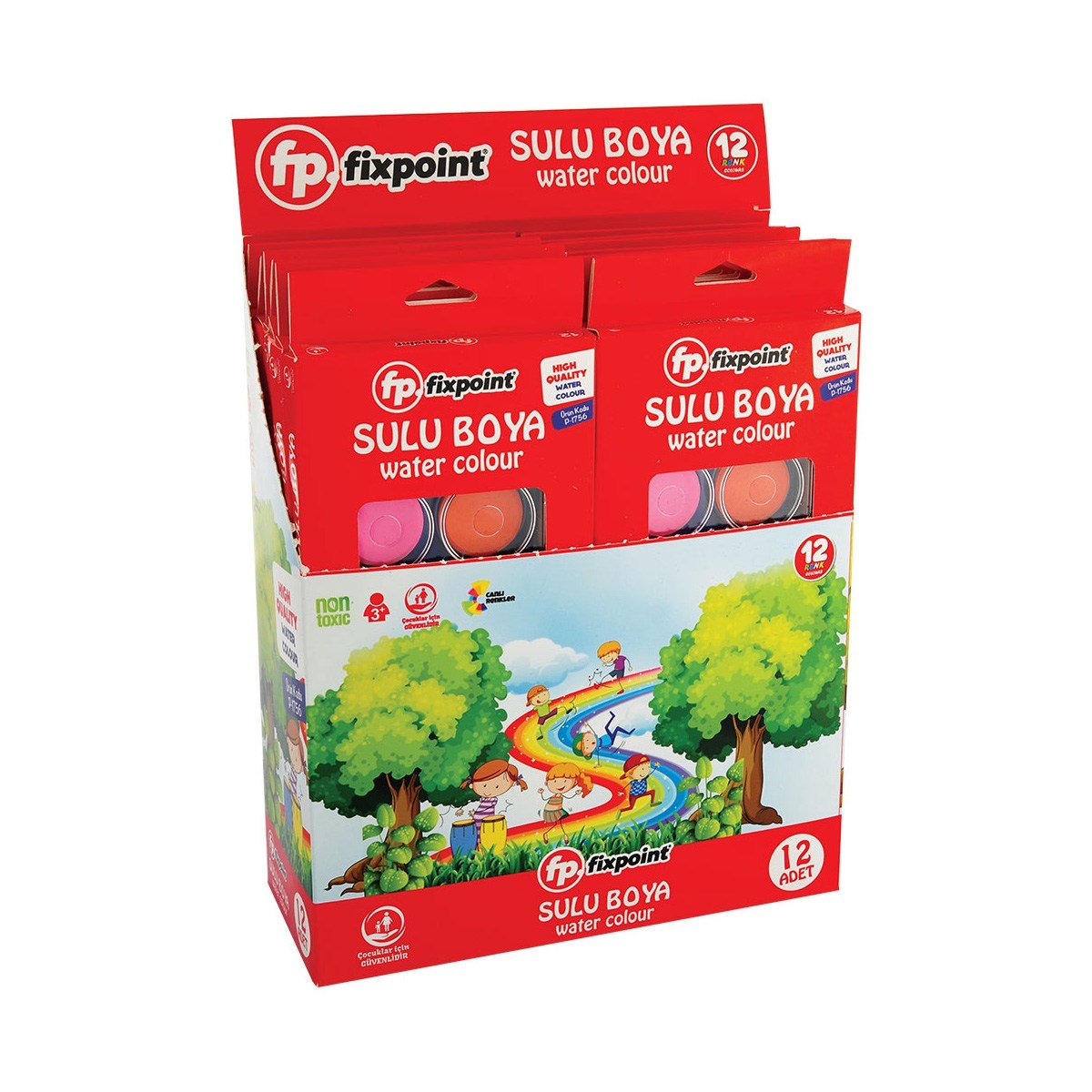 FİXPOİNT SULU BOYA 12Lİ BÜYÜK BOY PK*12