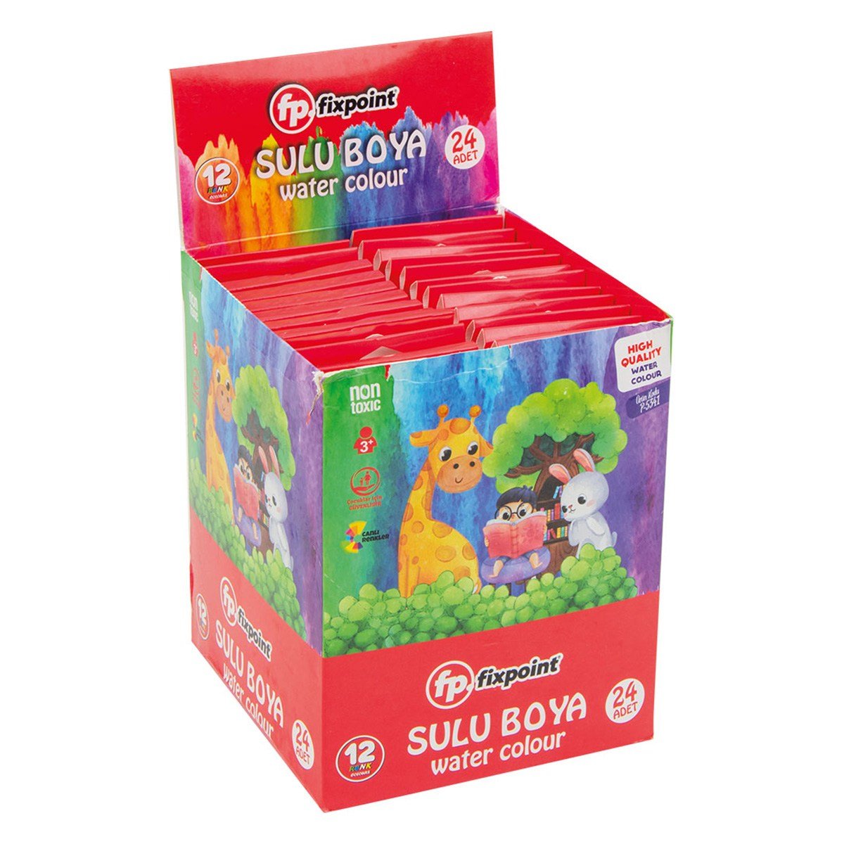 FİXPOİNT SULU BOYA 12Lİ KÜÇÜK BOY PK*12