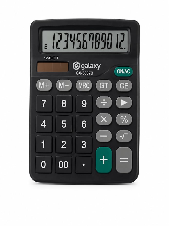 GALAXY HESAP MAKİNESİ ORTA BOY 8837B