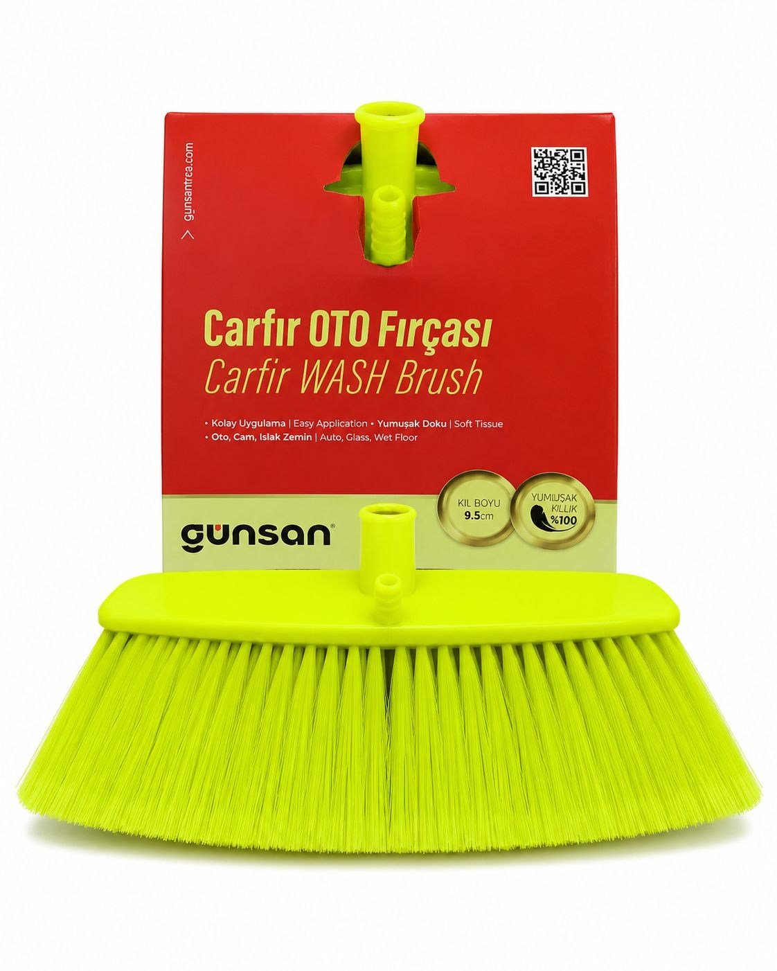 GÜNSAN CAR-FIR OTO YIKAMA FIRÇASI 9,5CM 10SIRA PK12