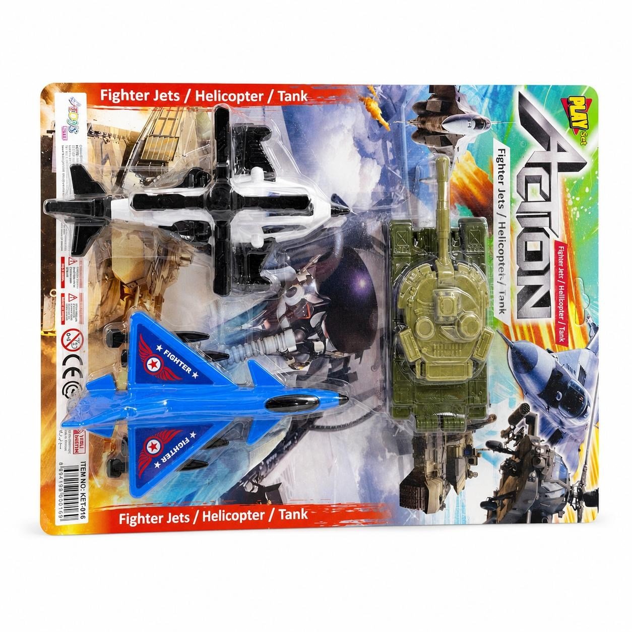 KARTELADA 3LÜ TANK-HELİKOPTER UÇAK KET-016