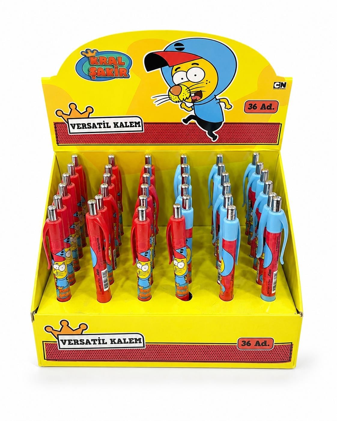 KRAL ŞAKİR LİSANSLI VERSATIL KALEM 07,MM PK*36