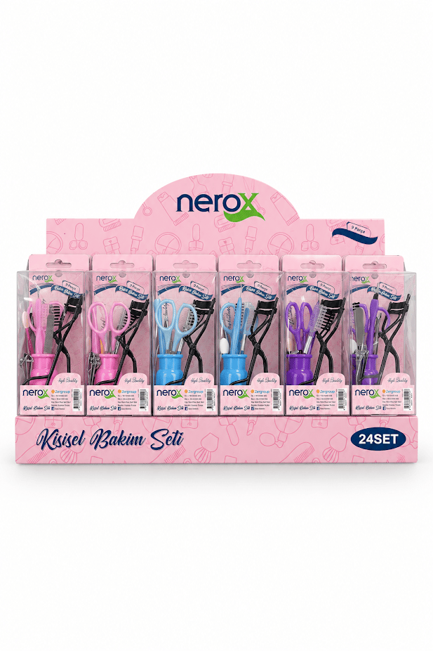 NEROX KİŞİSEL BAKIM SETİ 9 PARÇA PK*24