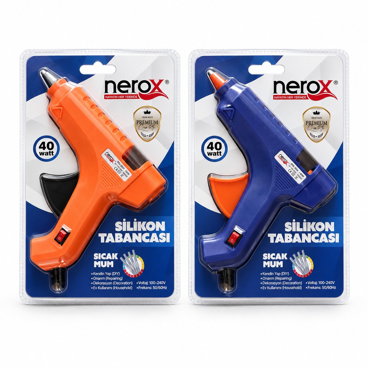 NEROX SICAK SİLİKON TABANCASI 40WATT
