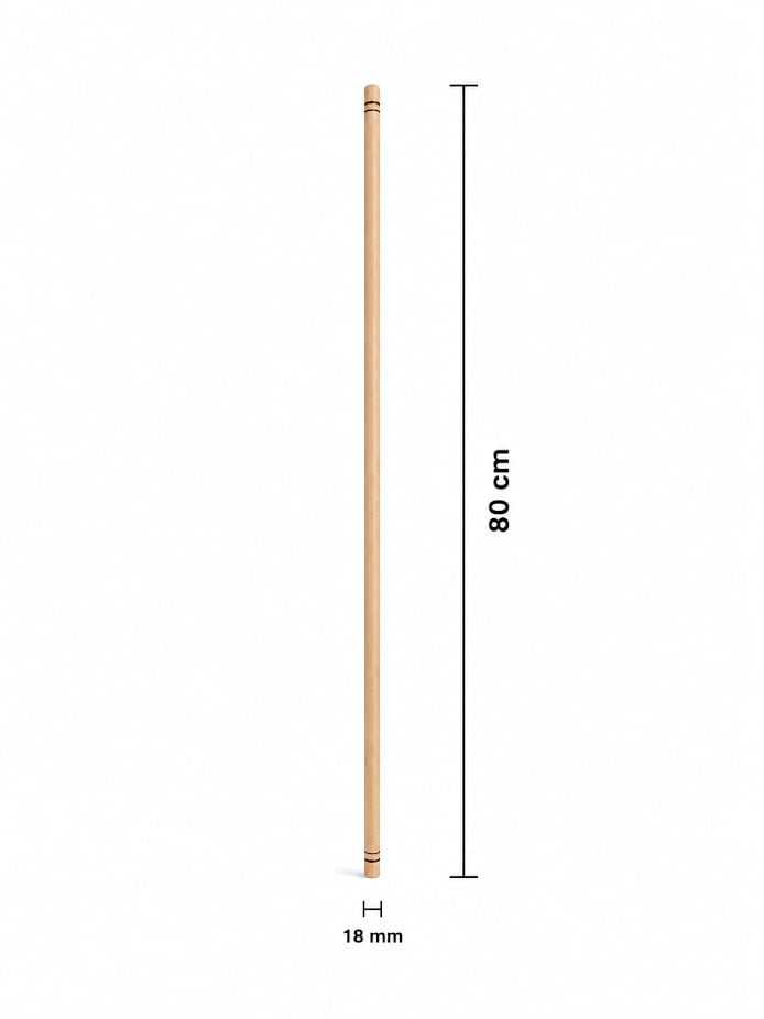OKLAVA AHŞAP UZUN 80CM 11MM İNCE PK*100
