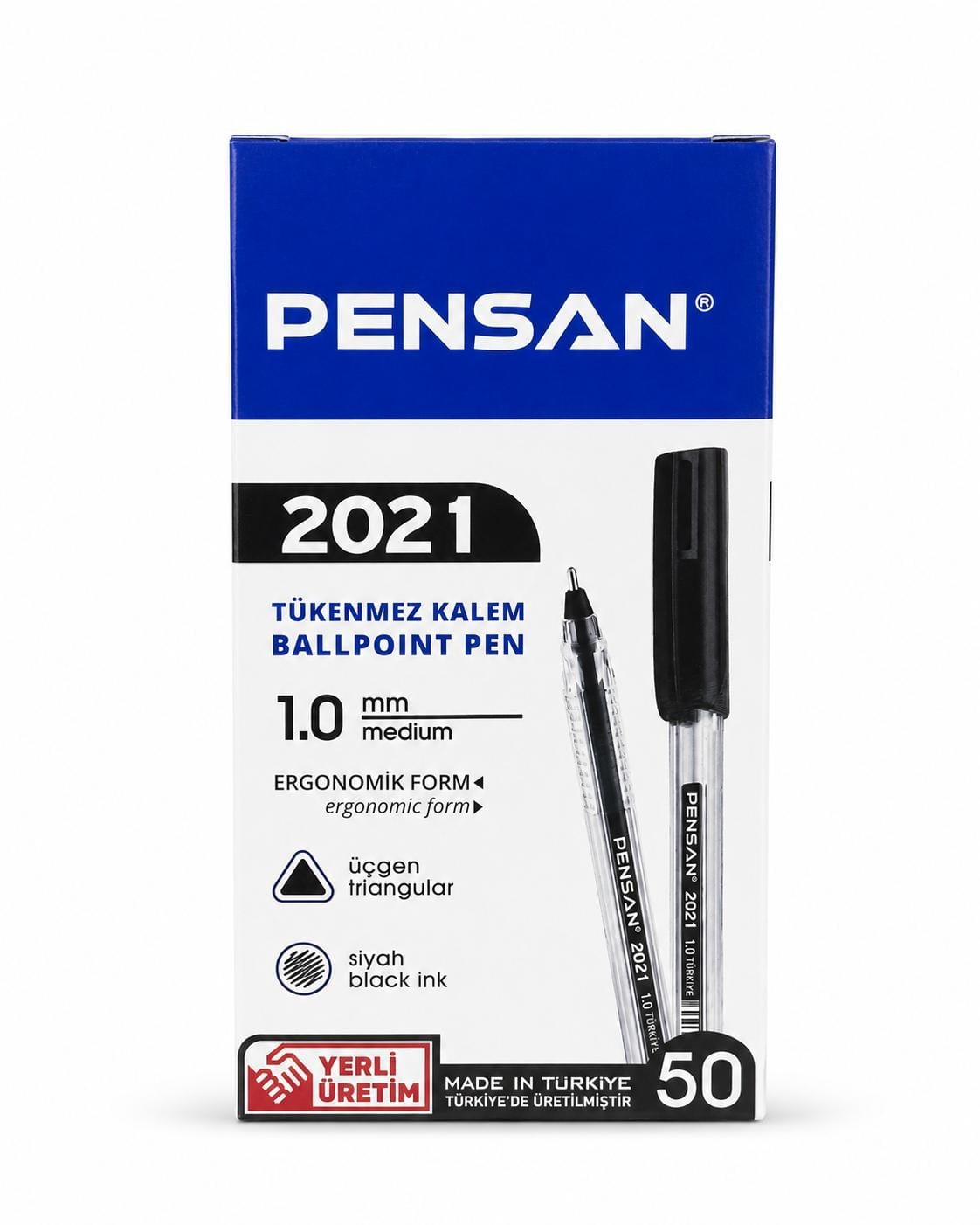 PENSAN 2021 TÜKENMEZ KALEM ŞEFFAF PK*50