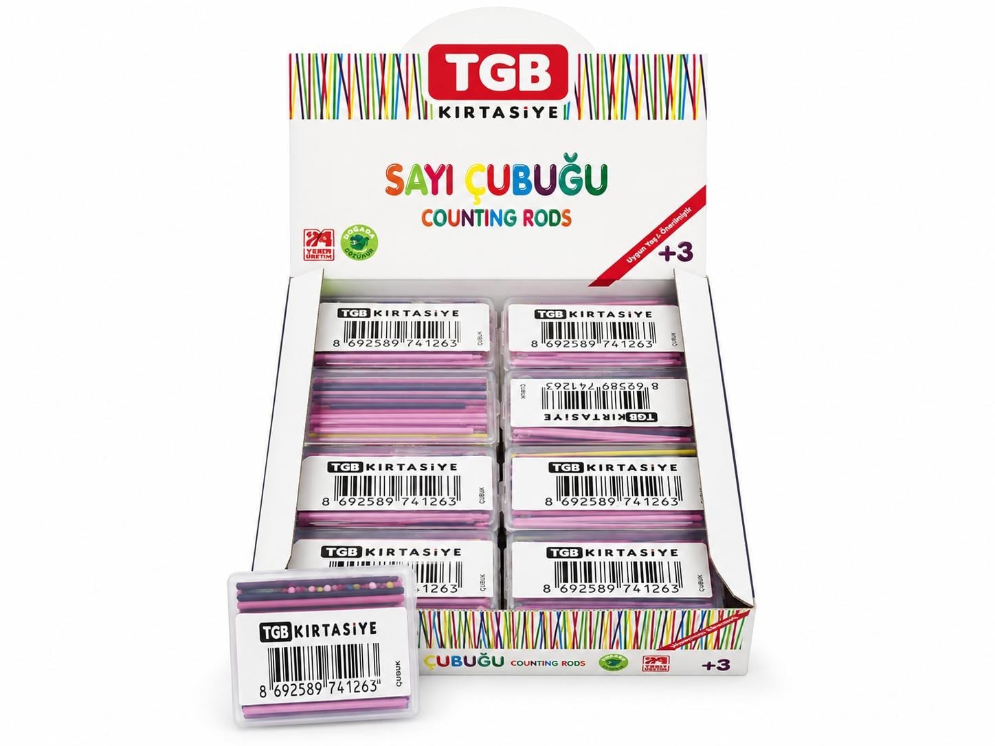 SAYI ÇUBUĞU RENKLİ PK 24*AD