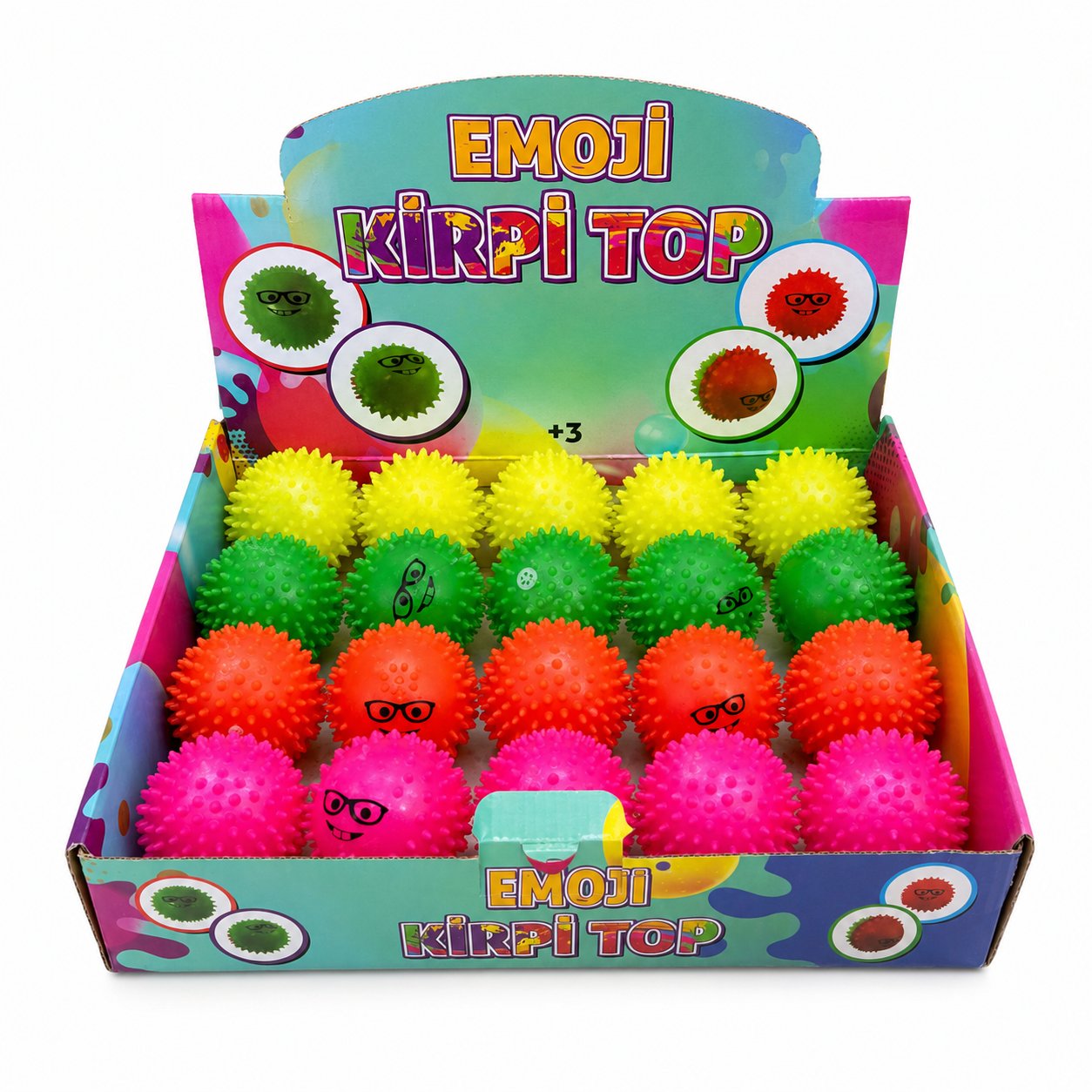 SNR PLASTİK GÖZLÜ  DİKENLİ VİKVİK TOP PK*20