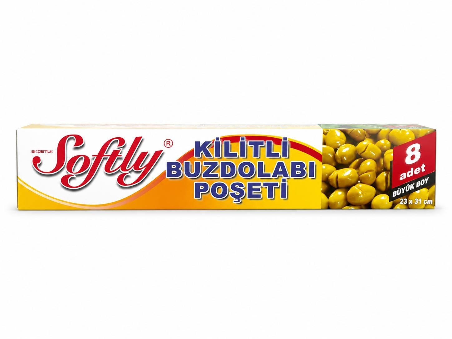 SOFTLY BUZDOLABI POŞETİ KİLİTLİ BÜYÜK BOY