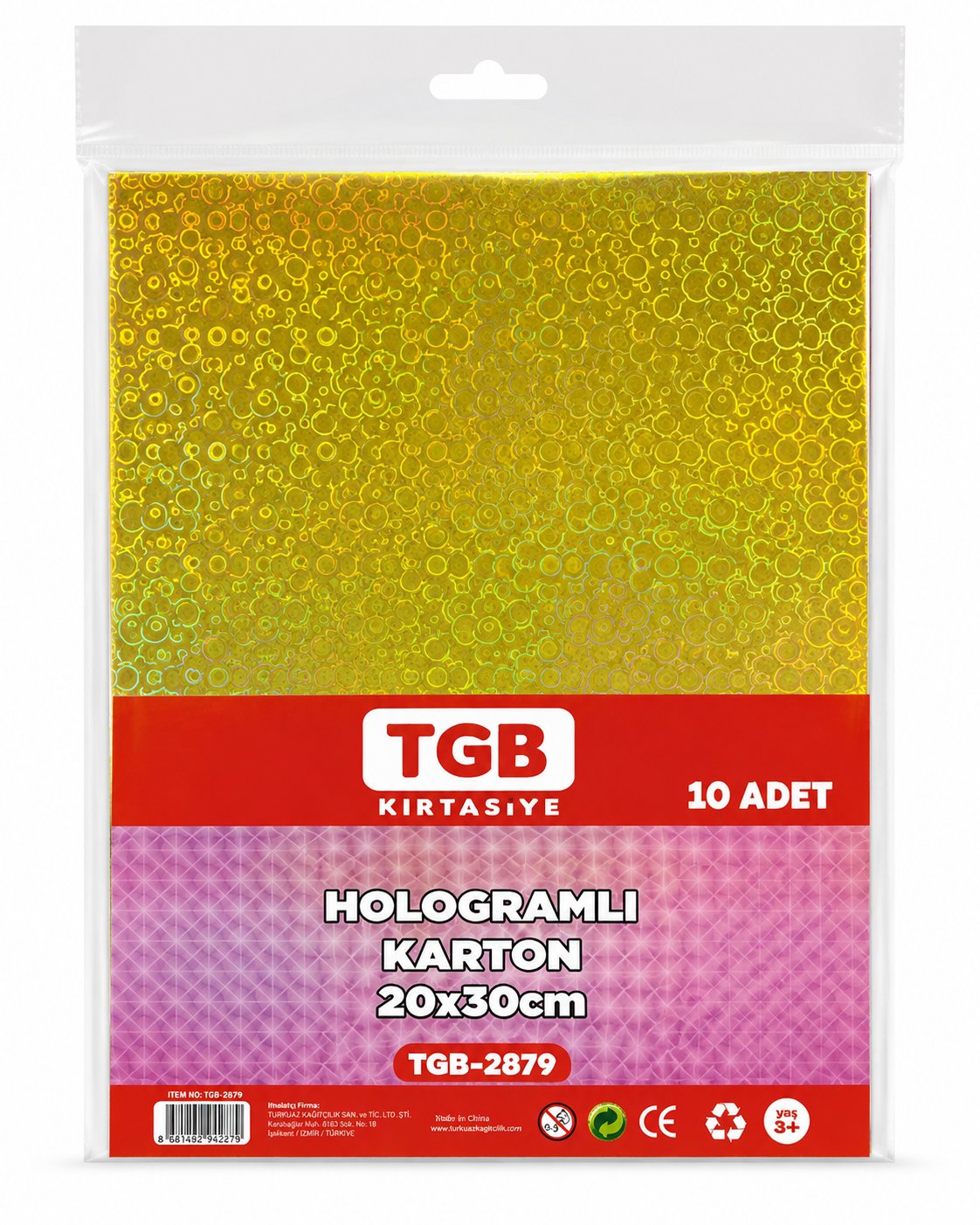 TGB AYNALI FON KARTONU A4 PK*10