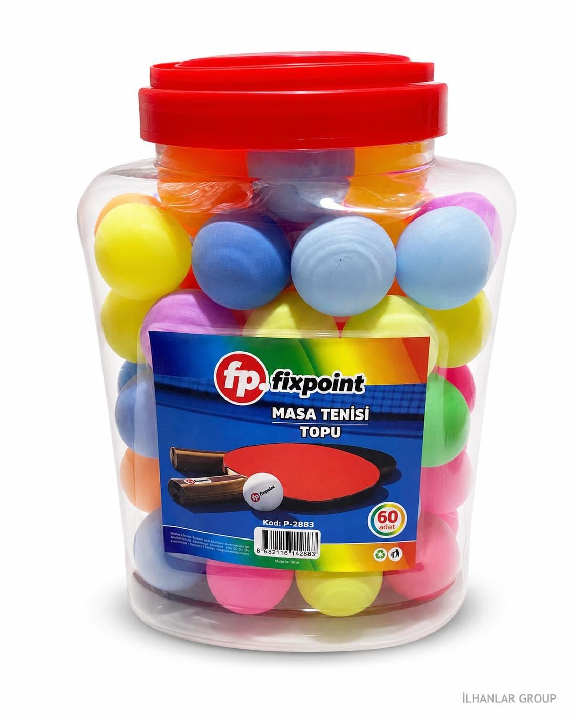 U-4 MASA TENİSİ TOPU KAVANOZLU PK*60
