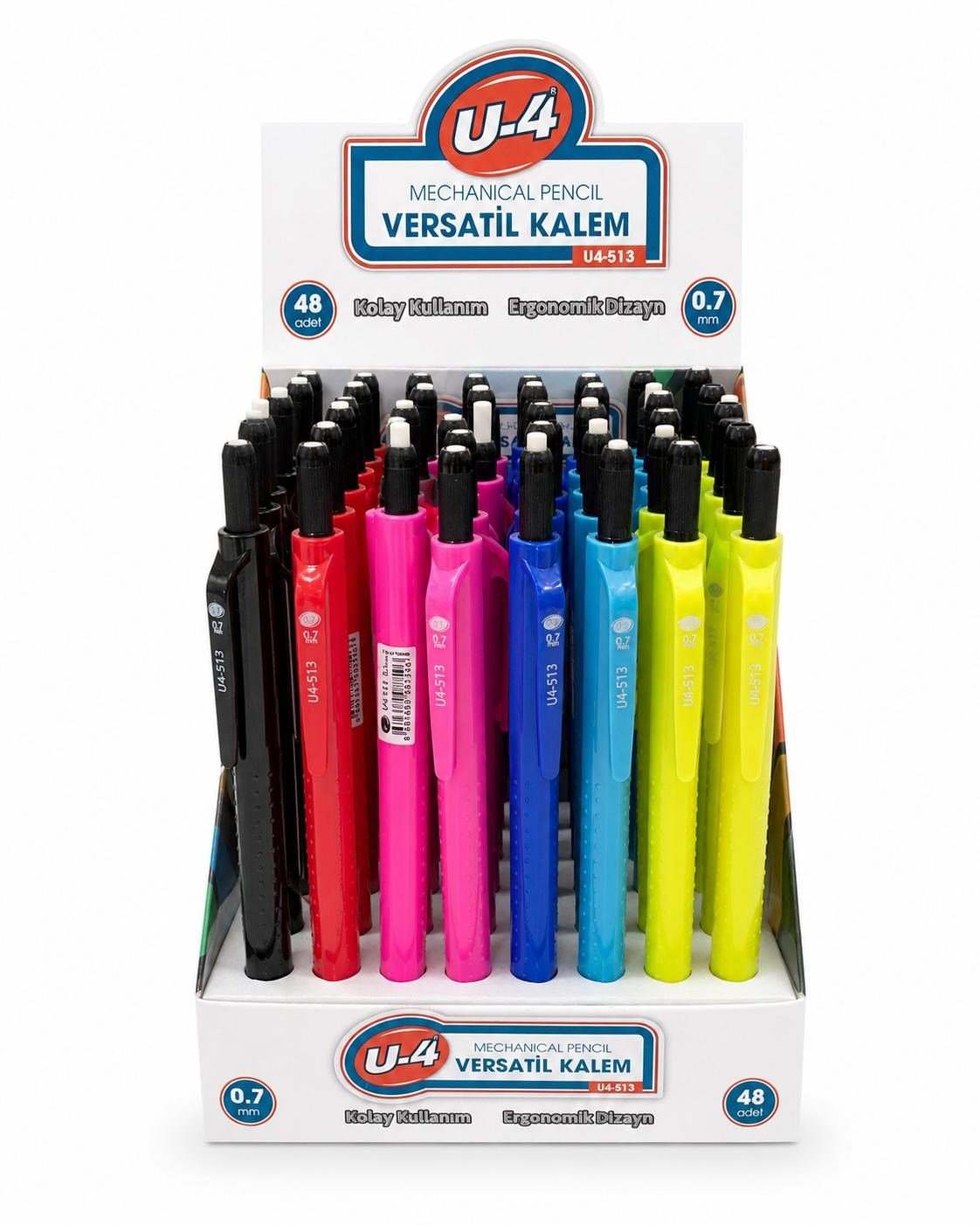 U-4 VERSATİL KALEM 07,MM PK*48