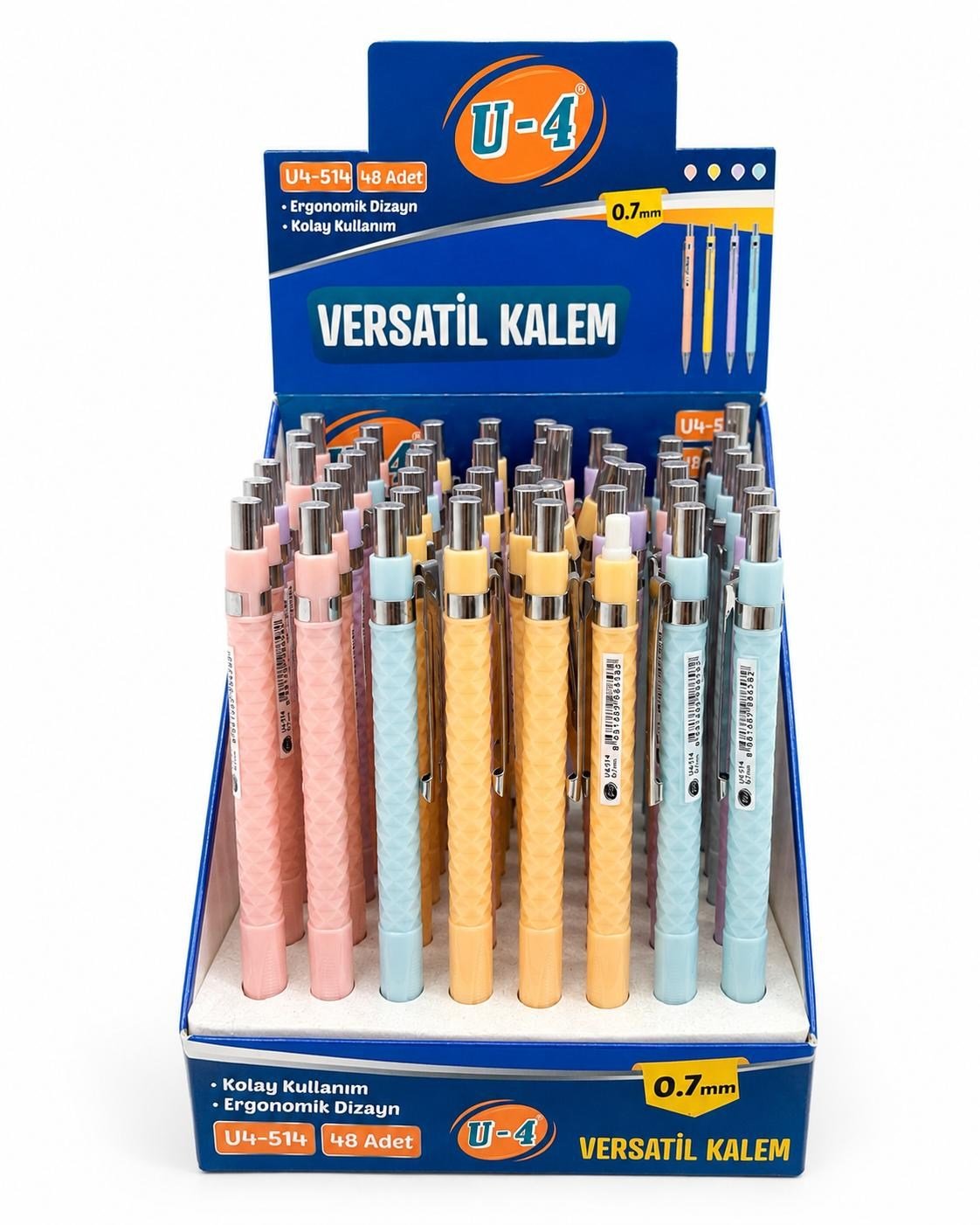 U-4 VERSATIL KALEM 07,MM PK*48