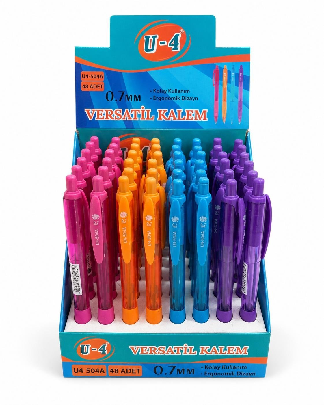 U-4 VERSATIL KALEM 07,MM PK*48