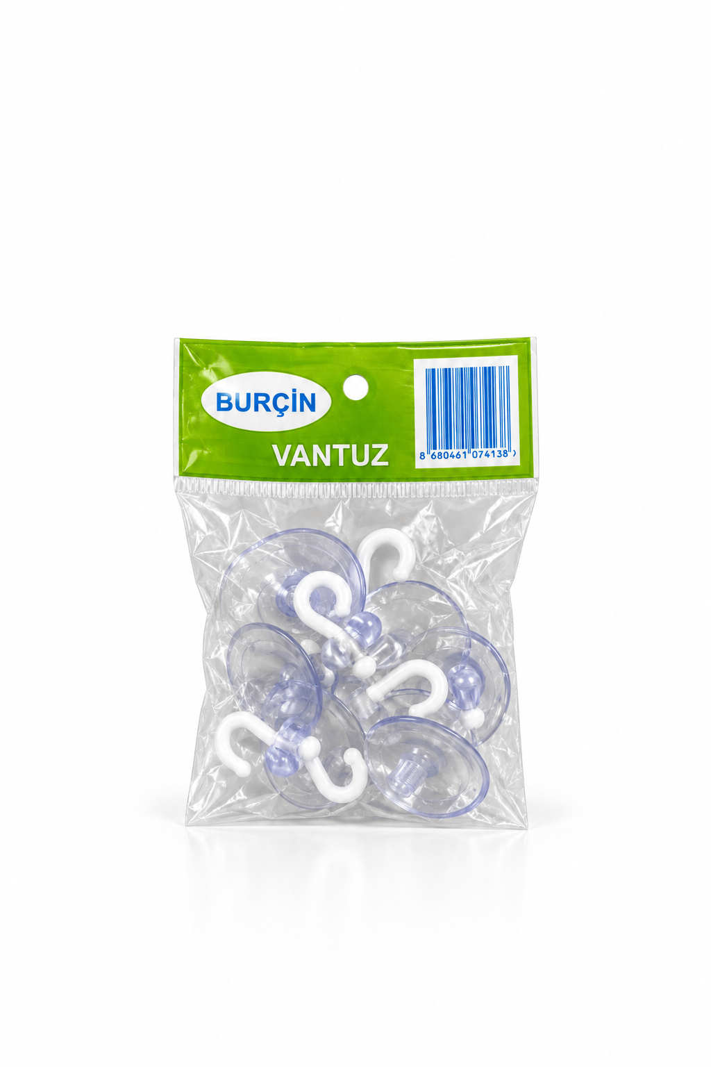 VANTUZ ASKI PLASTİK KANCALI 8Lİ POŞET BÜYÜK PK*25