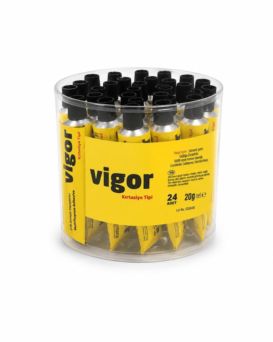 VİGOR KIRTASİYE TİPİ YAPIŞTIRICI 230 GR PK*24
