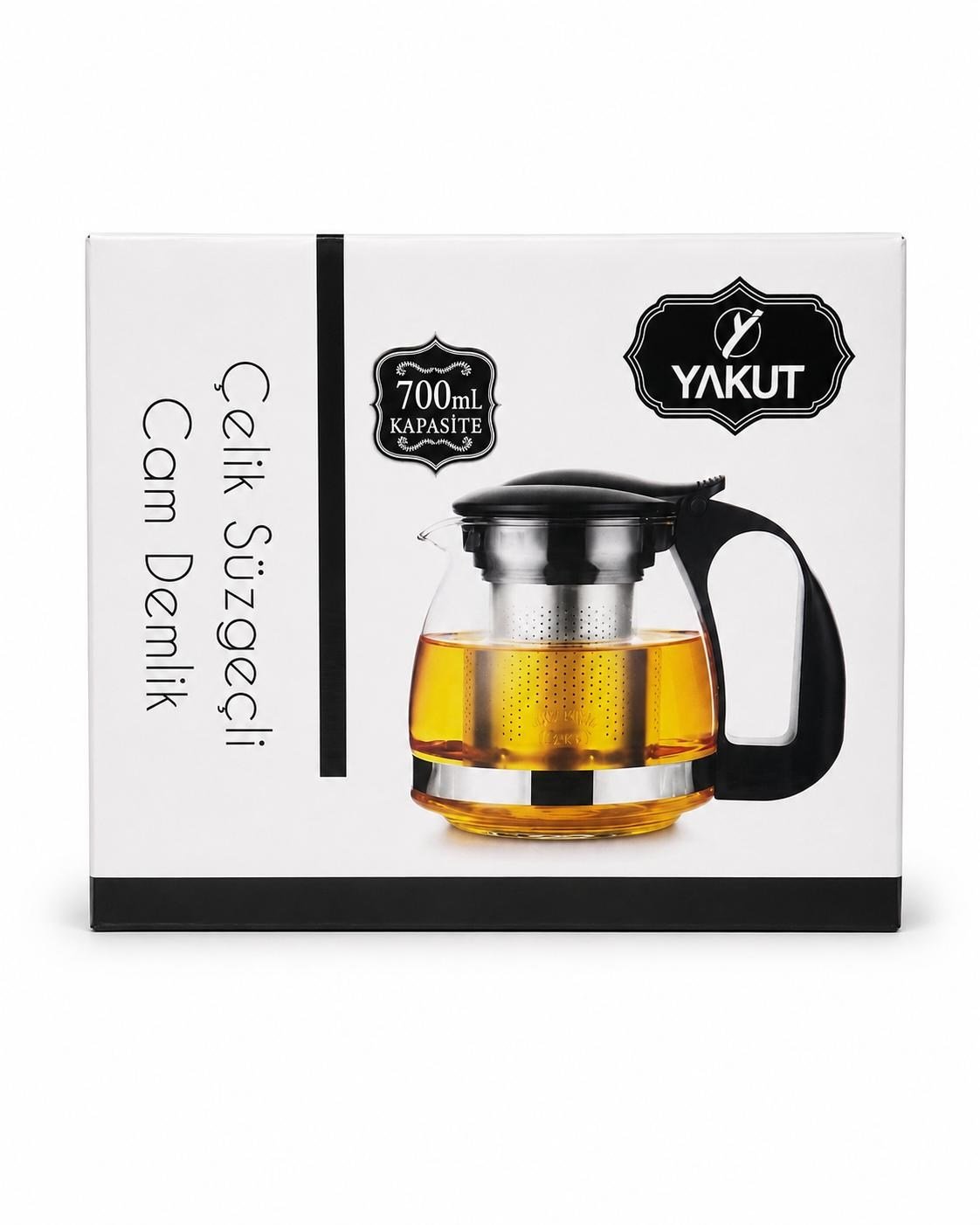 YAKUT FİLTRELİ CAM ÇAYDANLIK 700ML 8510
