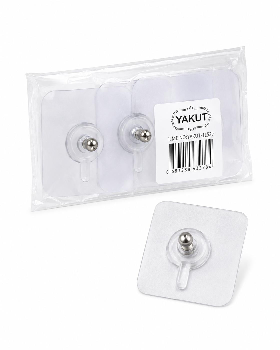 YAKUT VİDALI ŞEFFAF YAPIŞKANLI ASKI PK*10LU