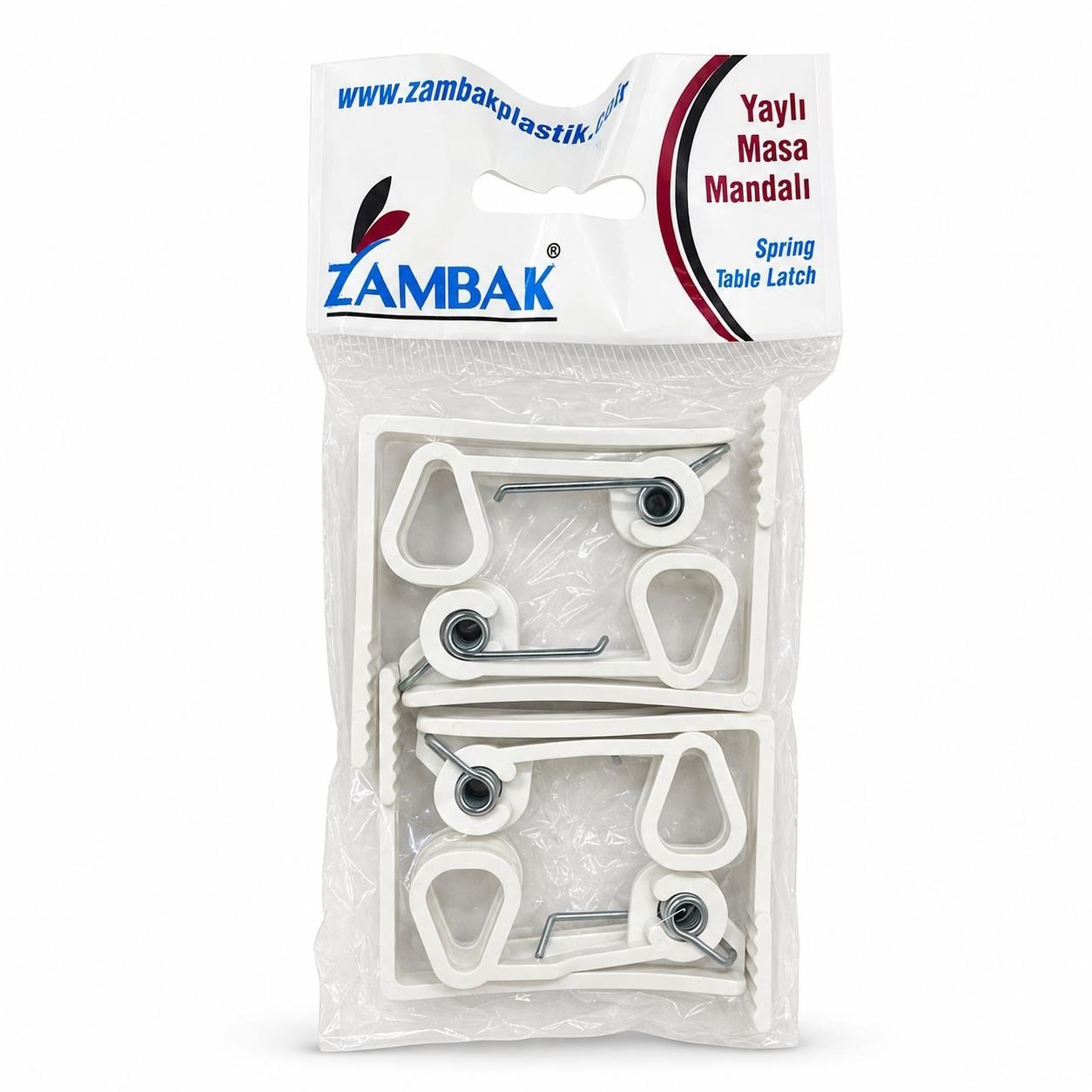 ZAMBAK PLASTİK MASA MANDALI 4LÜ PK 