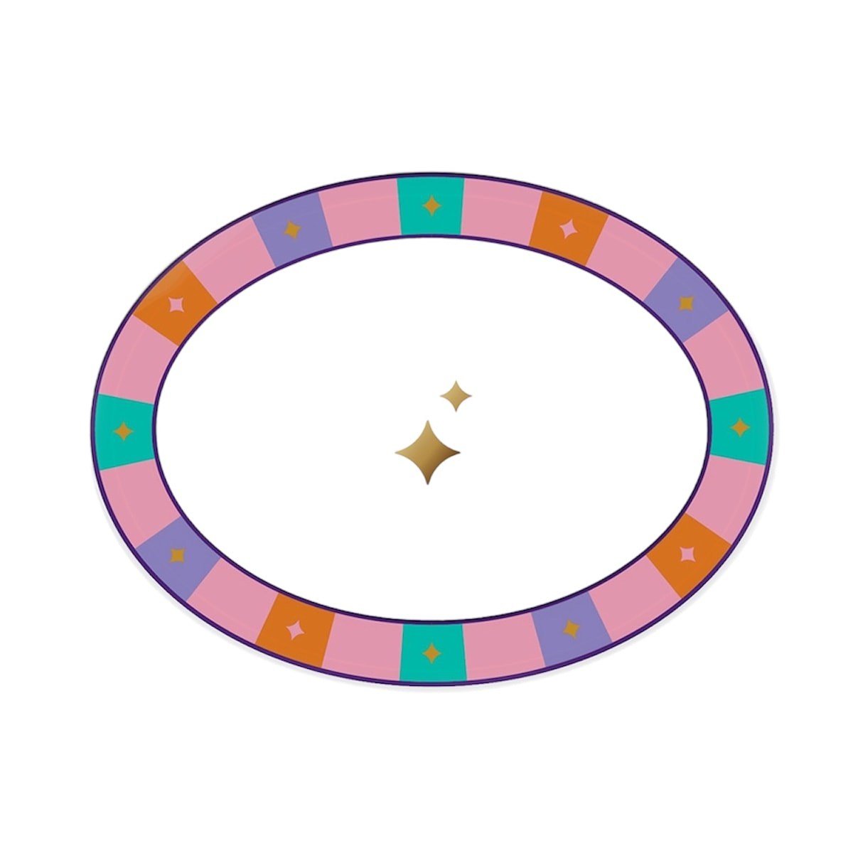 Circus Collection Oval Servis Tabağı