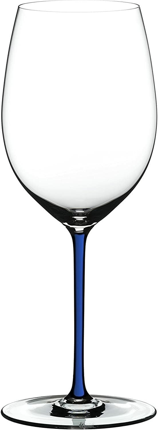 Fatto A Mano Cabernet/Merlot Lacivert Saplı Kırmızı Şarap Kadehi 4900/0D