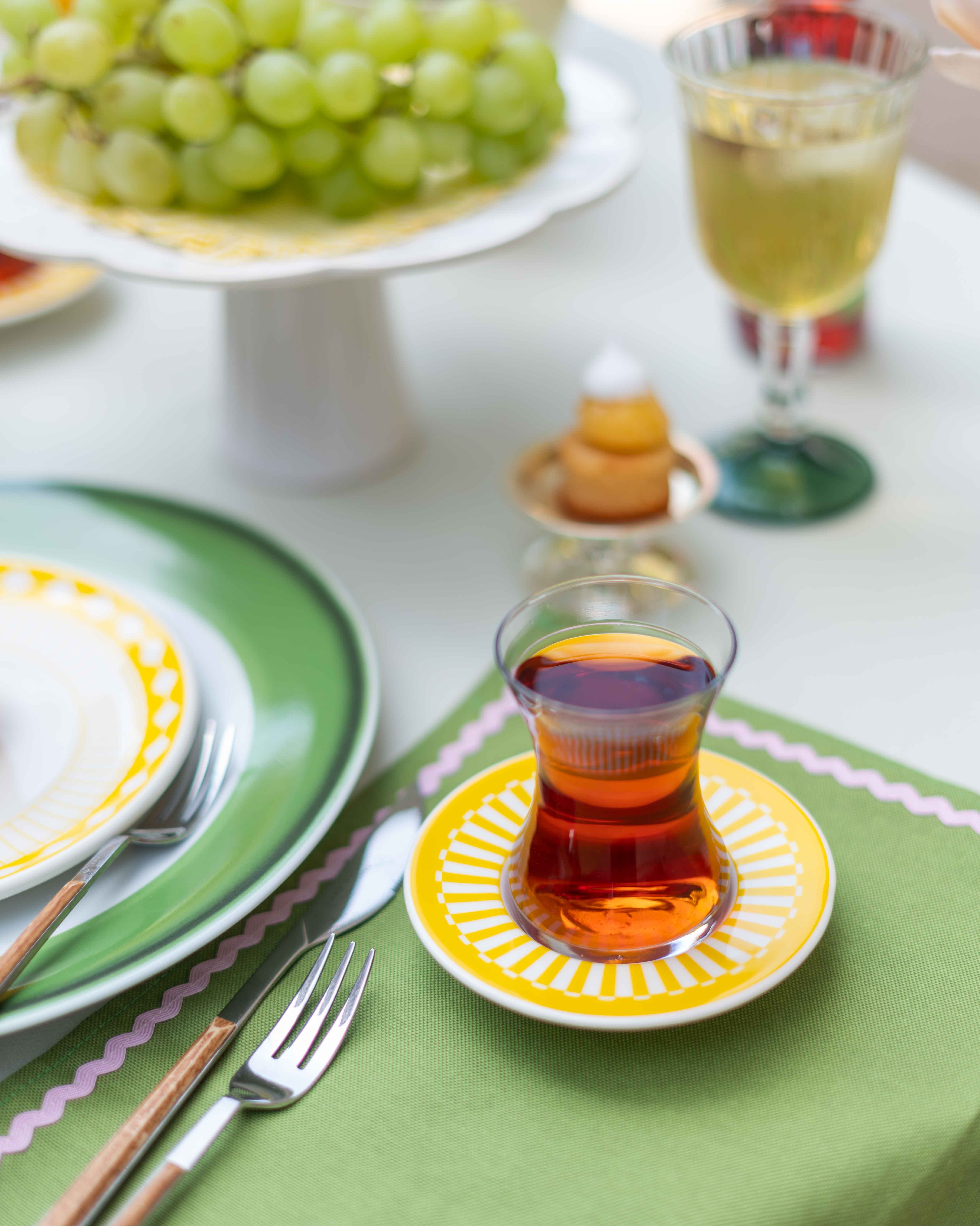 Fern&Co. X Melez The Afternoon Tea Collection Sunlight Cam Çay Bardağı