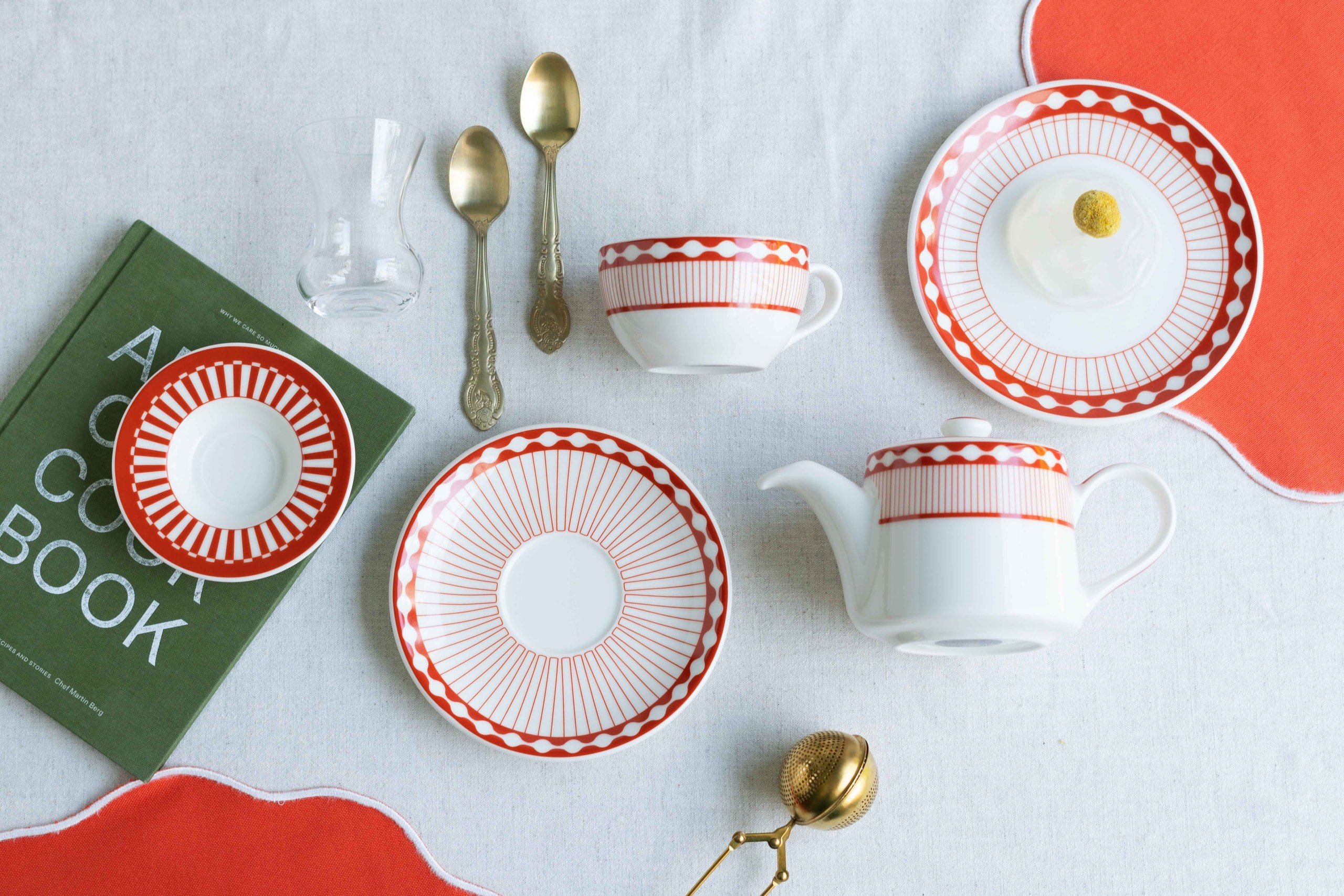 Fern&Co. X Melez The Afternoon Tea Collection Terracotta 2'li Çay Fincanı