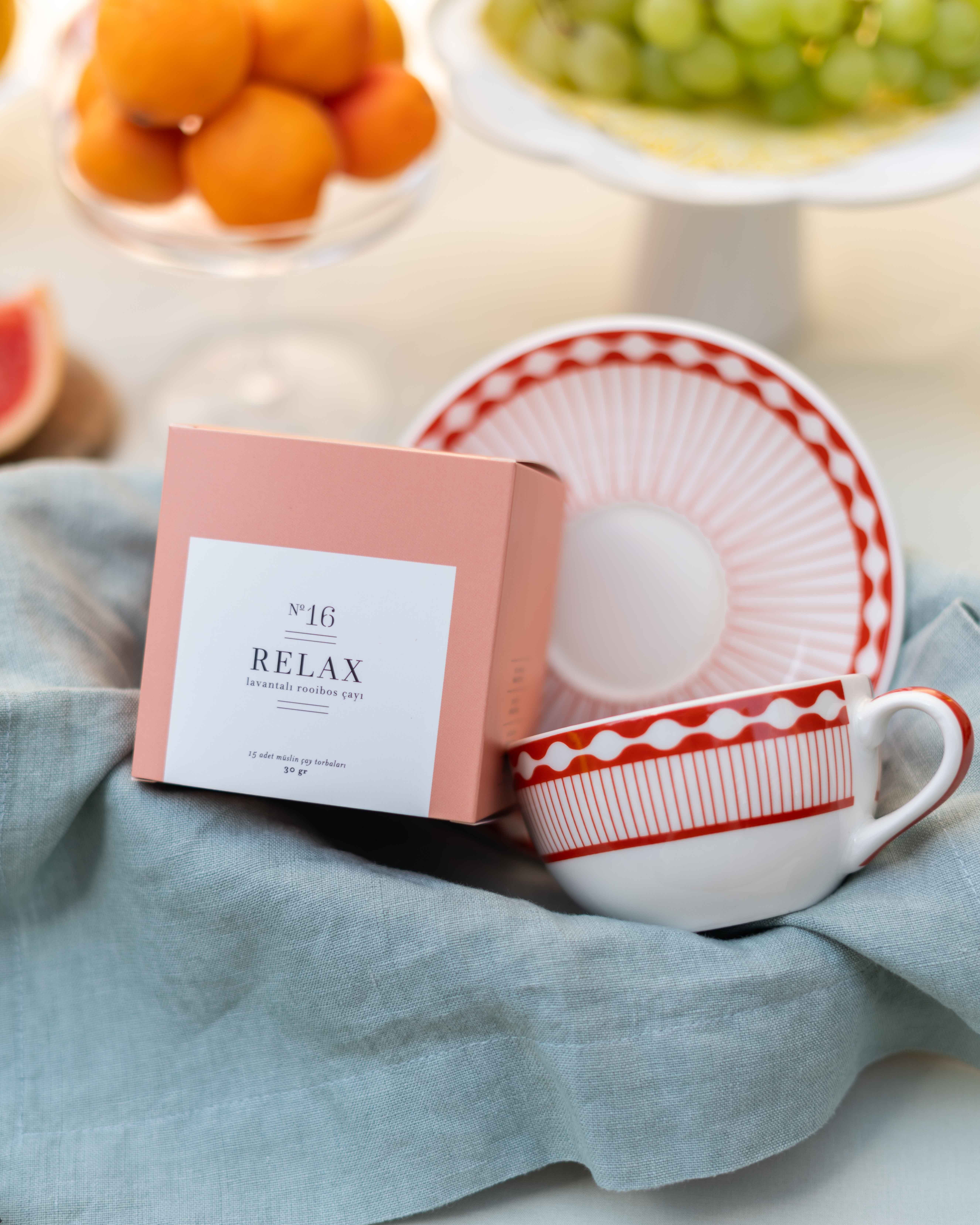 Fern&Co. X Melez The Afternoon Tea Collection Terracotta Çay Fincanı