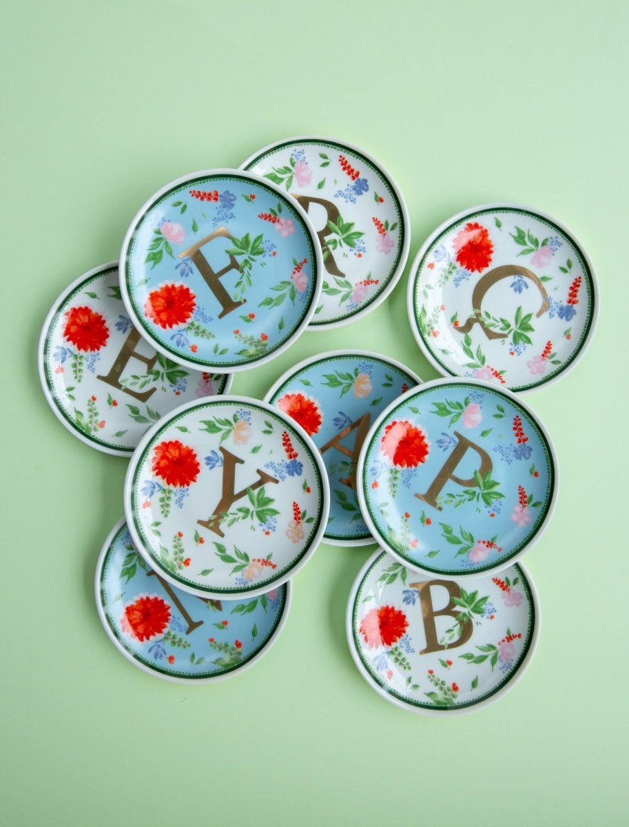 Initials Collection Mini Aperitif Tabağı Hediye Kutulu / 12cm