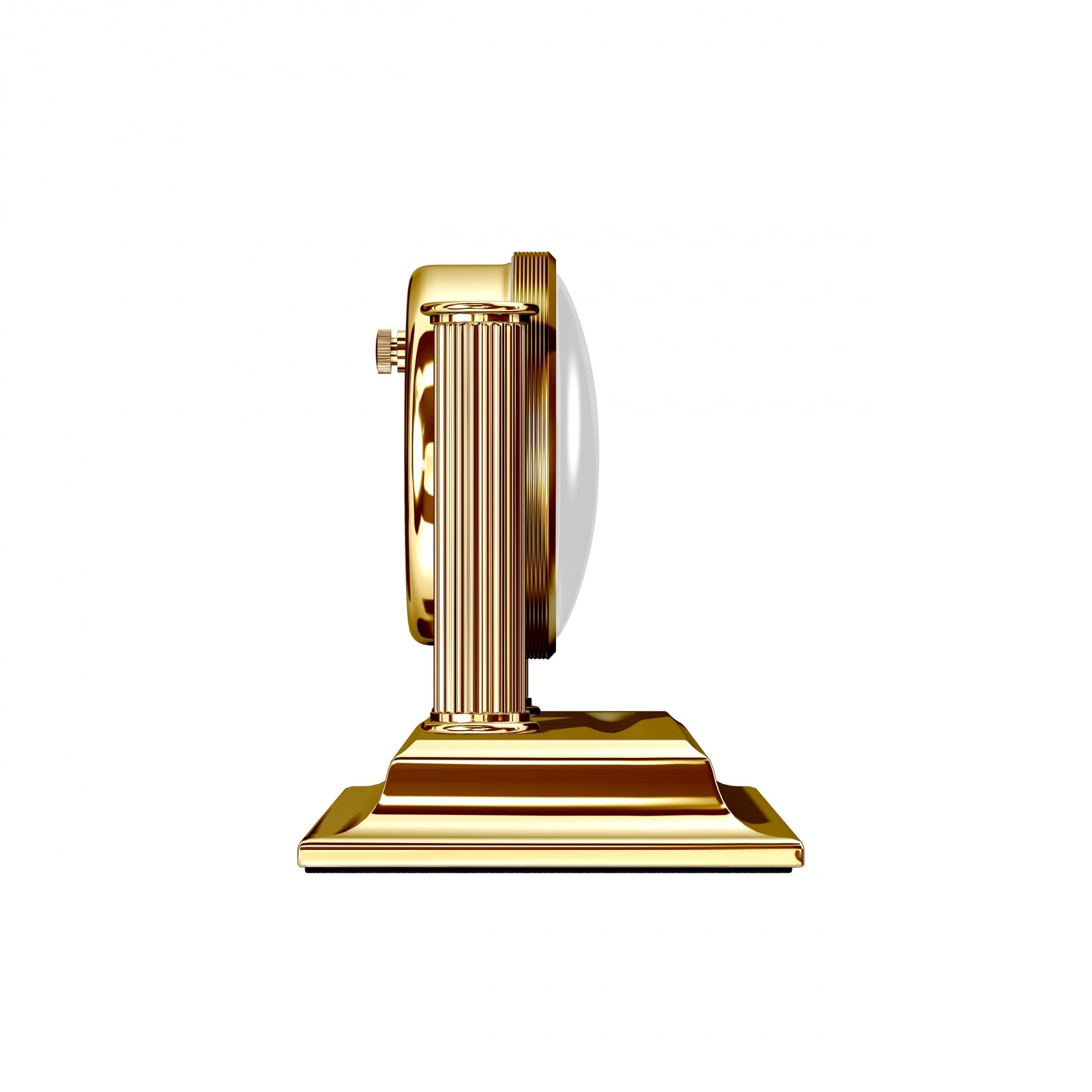 Parlak Gold Kalemlikli Masa Saati M-662L