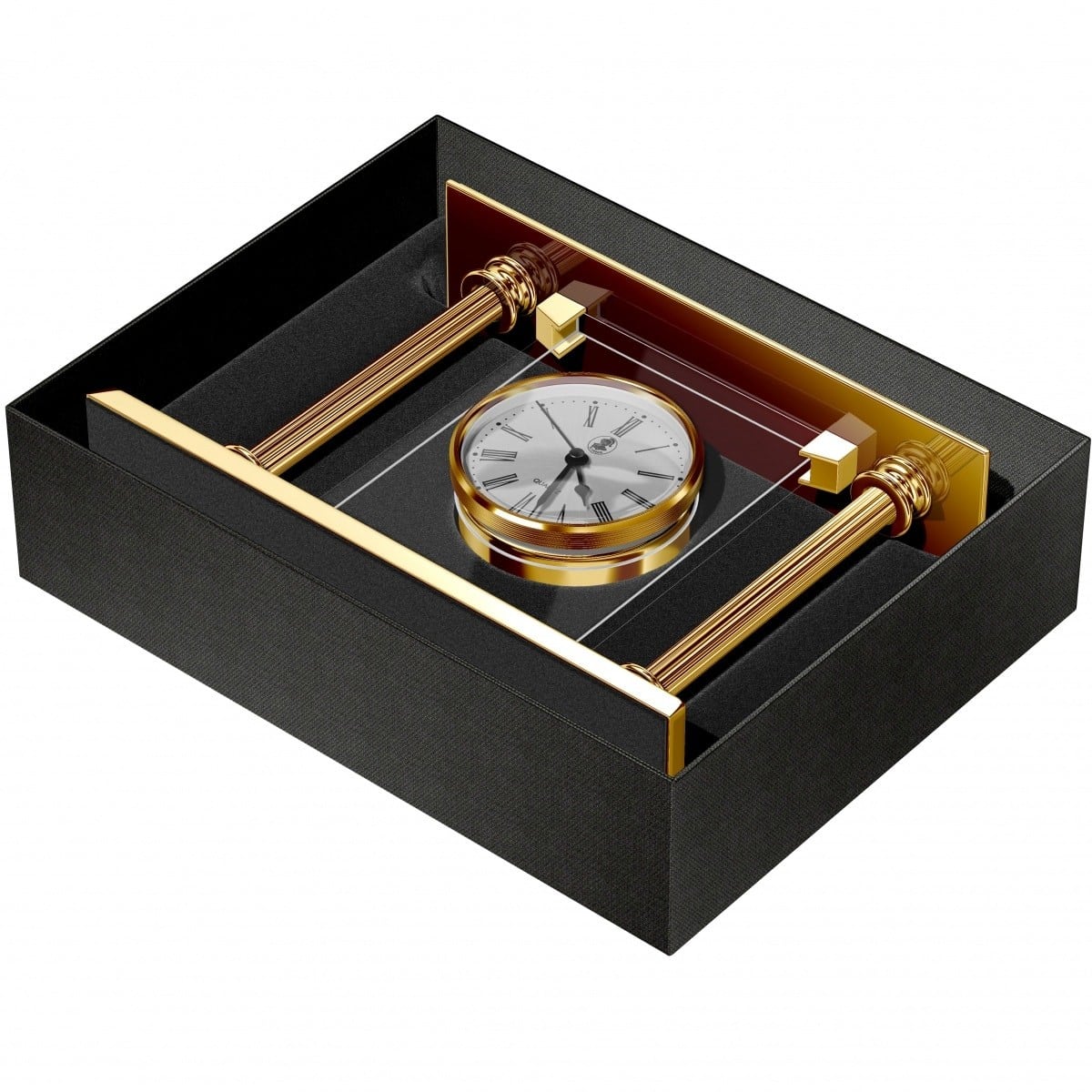 Parlak Gold Masa Saati M-663L