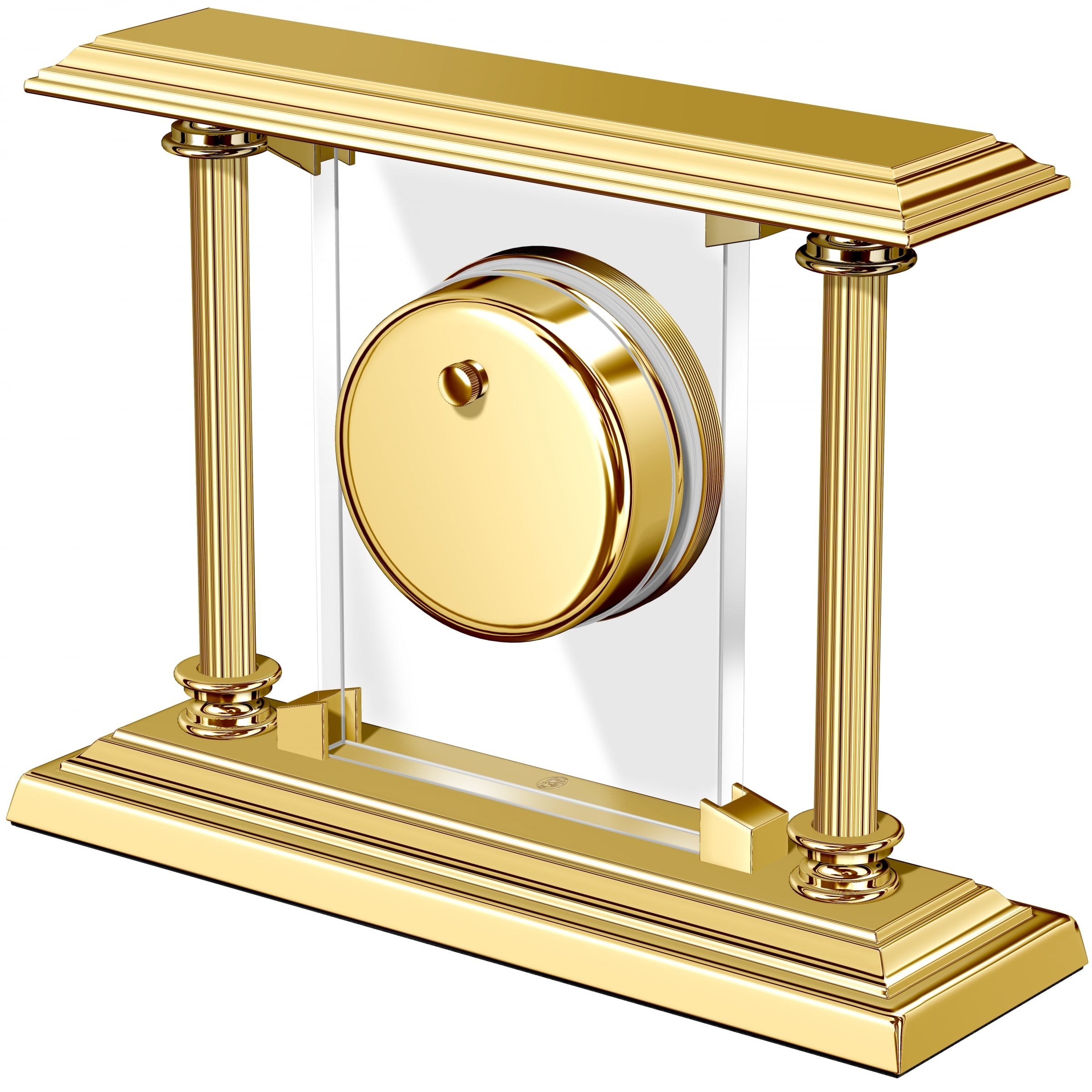 Parlak Gold Masa Saati M-663L