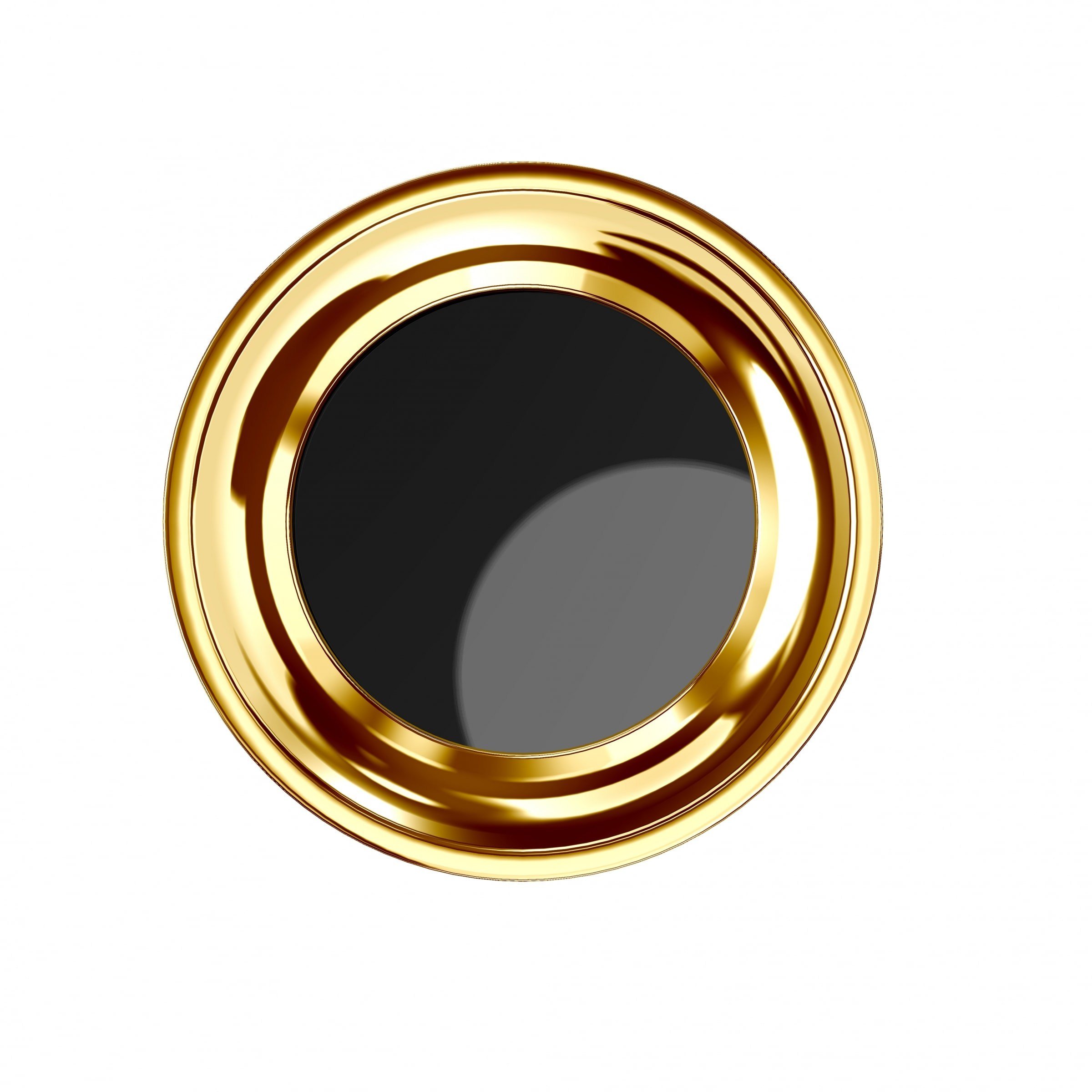 Parlak Gold Siyah Mıknatıslı Ataçlık M-657LN
