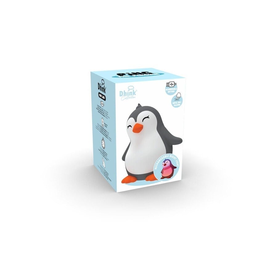 Silikon Penguen Şarjlı Gece Lambası