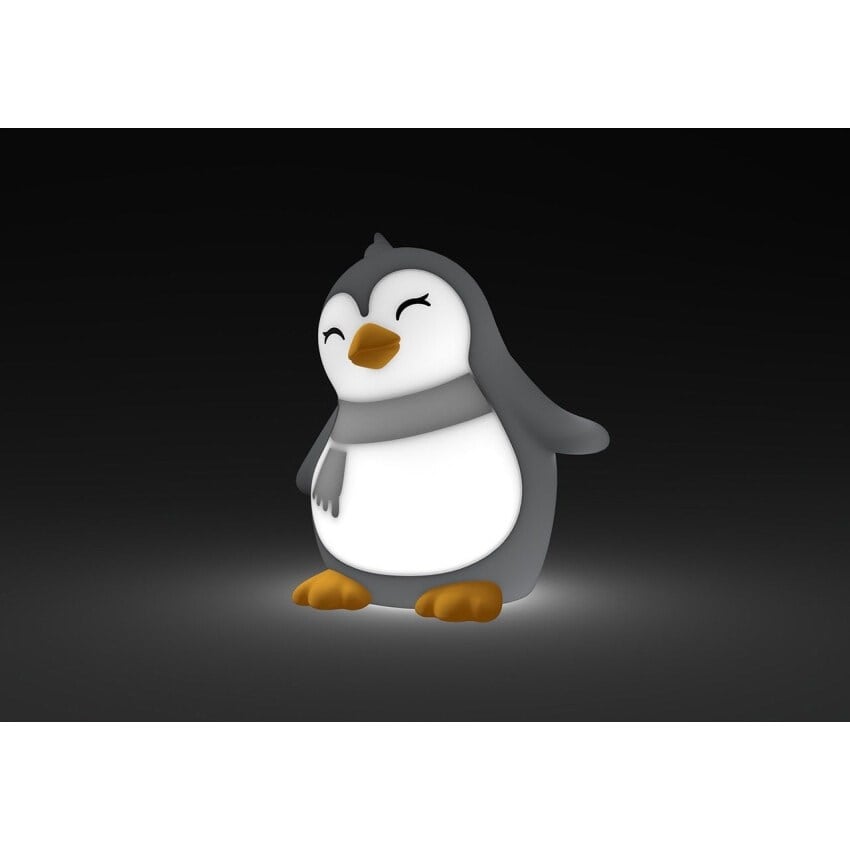Silikon Penguen Şarjlı Gece Lambası