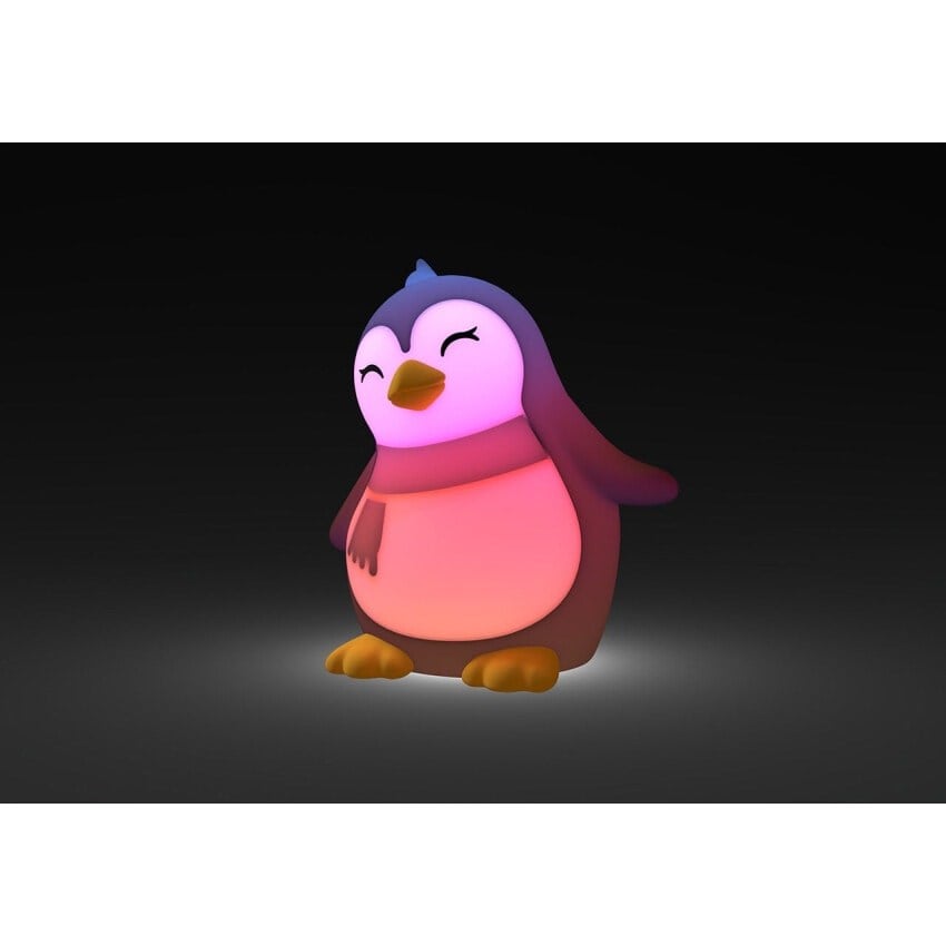 Silikon Penguen Şarjlı Gece Lambası