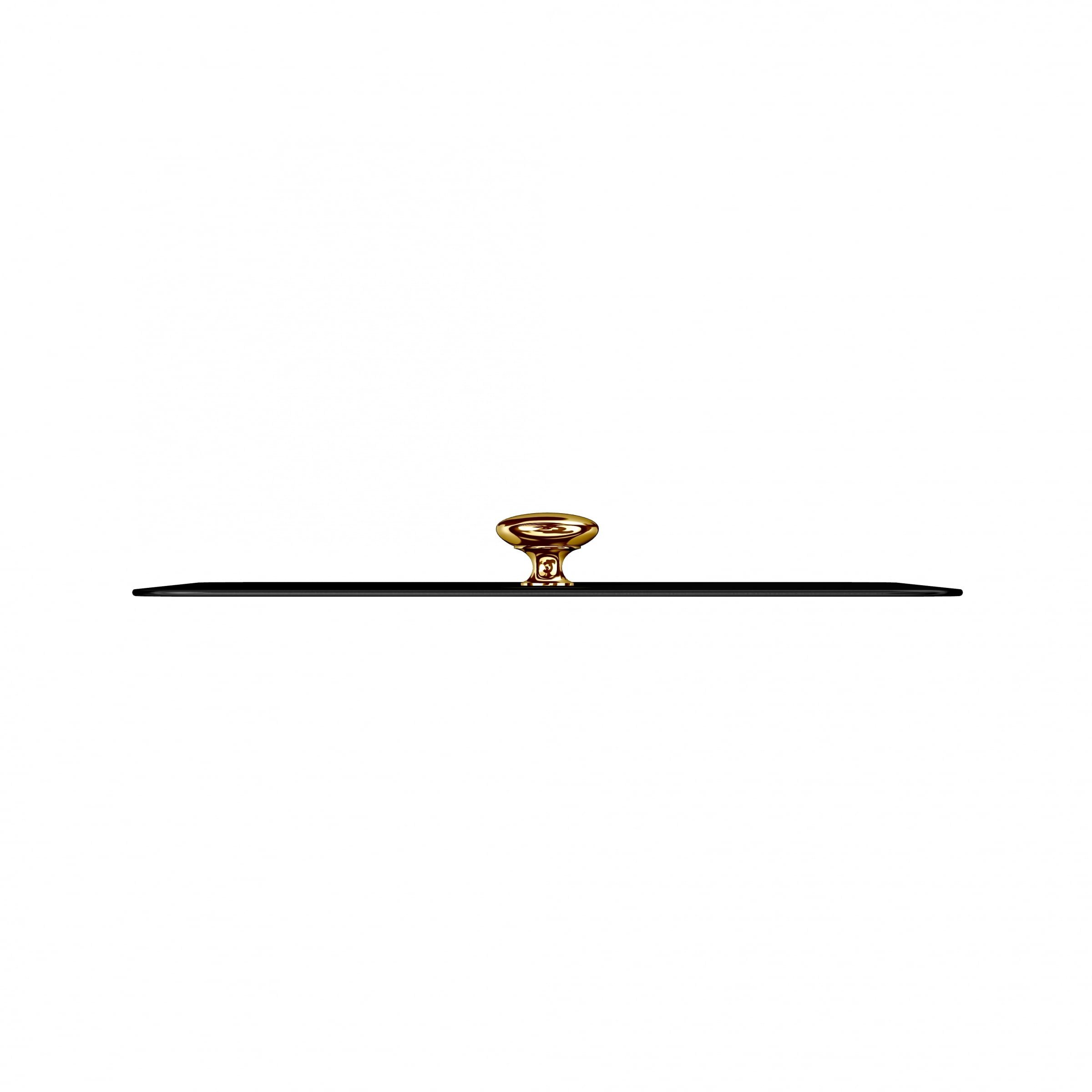 Siyah Parlak Gold Logolu Kağıtlık Kapağı M-674LN