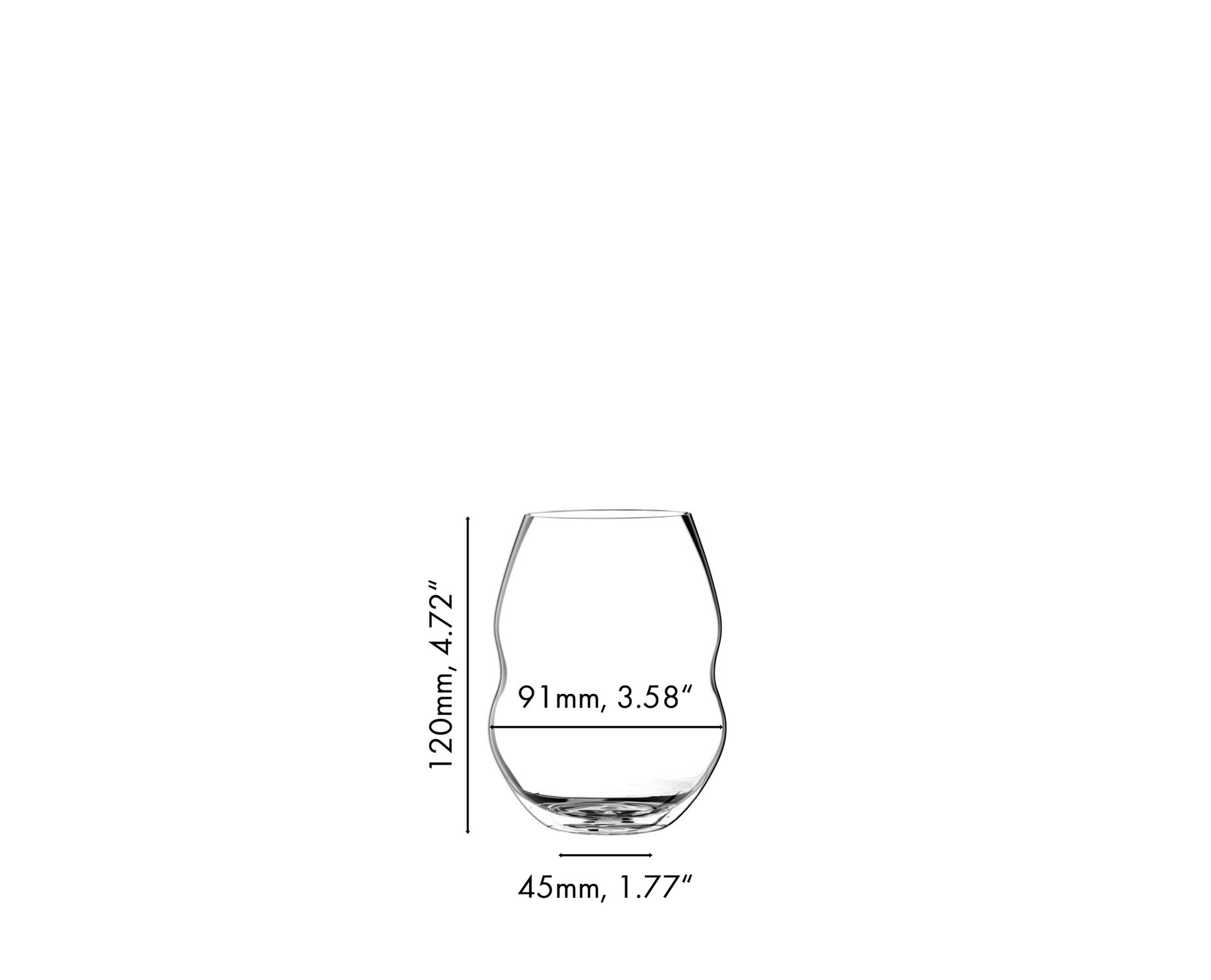 Swirl 2'li Kırmızı Şarap Bardağı Seti 0450/30